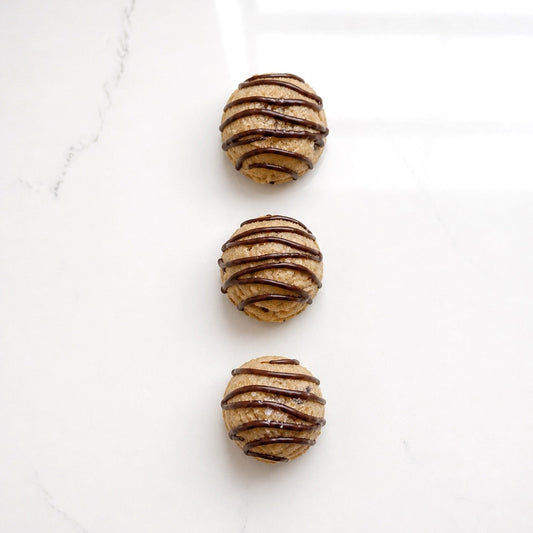 Peanut Butter Chocolate Drizzle Cookies