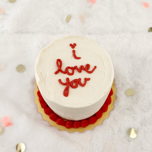 Valentine's Day "I love you" Cake