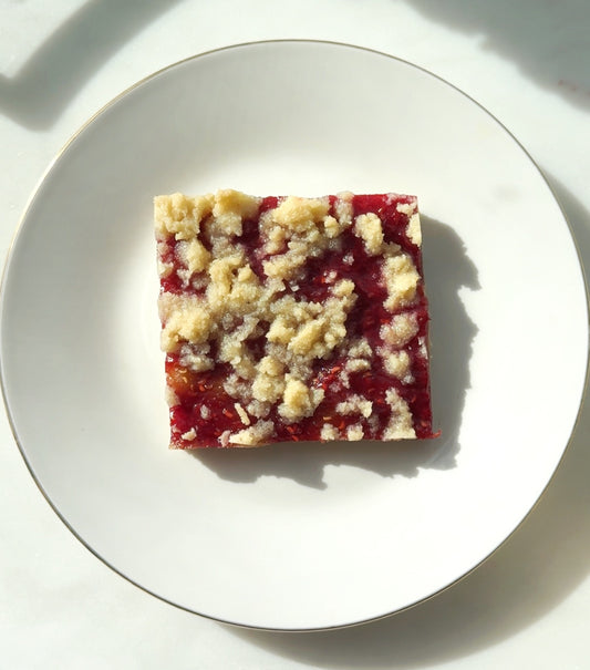 Raspberry Crumble Bar