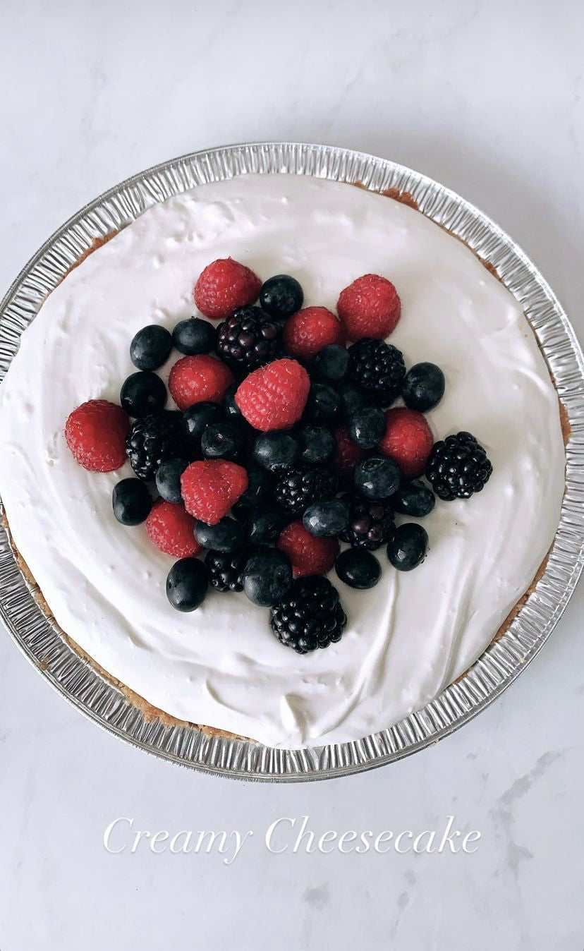 Keto Cheesecake with Berries image 0